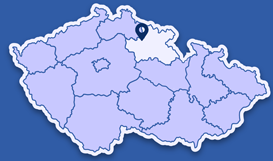 Mapa s polohou obce